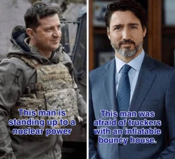 Zelensky vs Trudeau