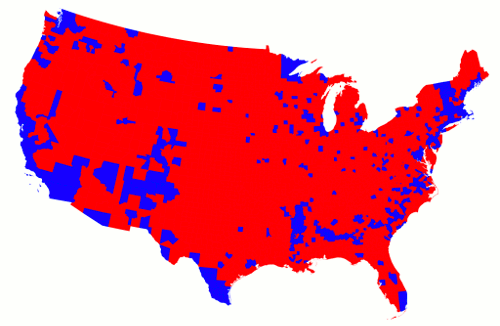 2016 Presidential Election by County