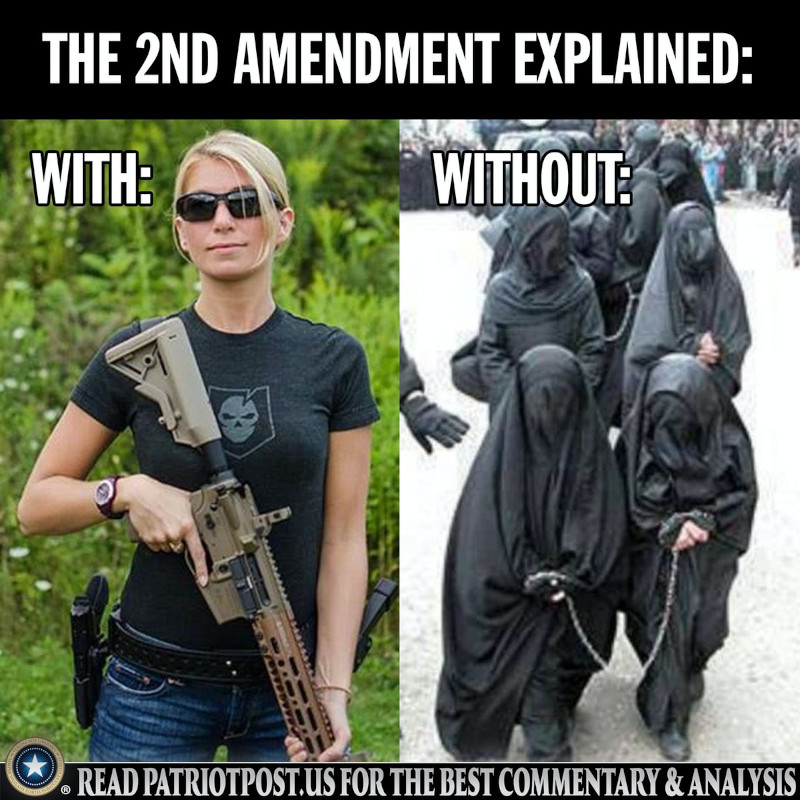 The 2nd Amendment in 2 Pictures