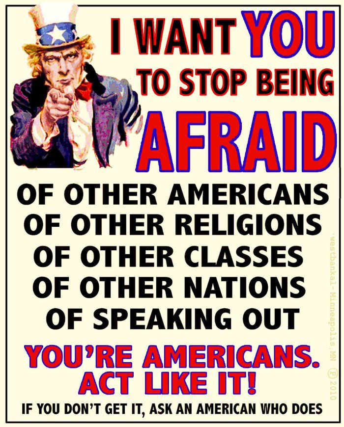 Stop Being Afraid!