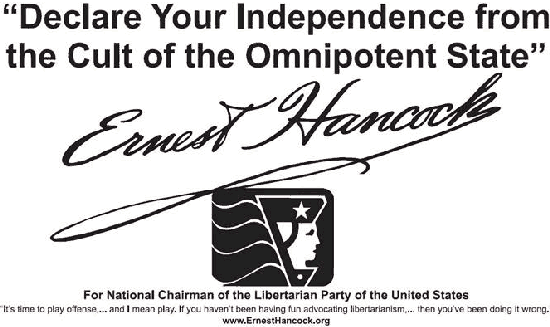 Earnest Hancock for LP Chairman