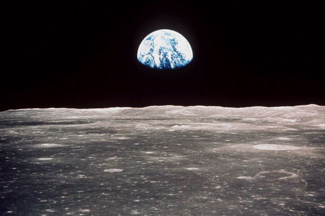 Earth seen from Moon