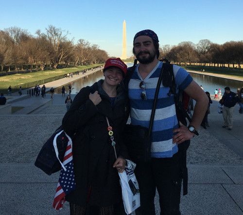 Giovanni & Boyfriend at Washington Monument