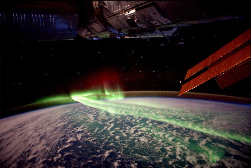 Northern Lights from Space