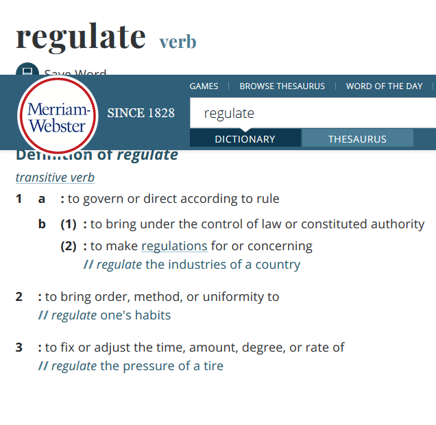 Screenshot_2020-02-20 Definition of REGULATE